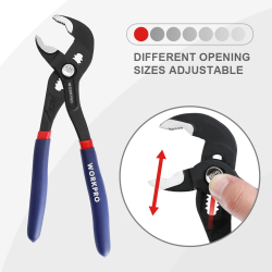WORKPRO Water Pump Pliers Set: Heavy-Duty Grip