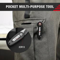 Міні-складаний ніж: кишеньковий багатофункціональний інструмент для кемпінгу та щодня