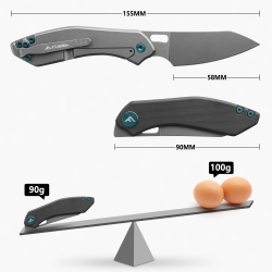 FLISSA G10 Folding Knife: Durable & Versatile EDC Tool
