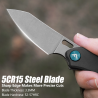 FLISSA G10 Folding Knife: Durable & Versatile EDC Tool