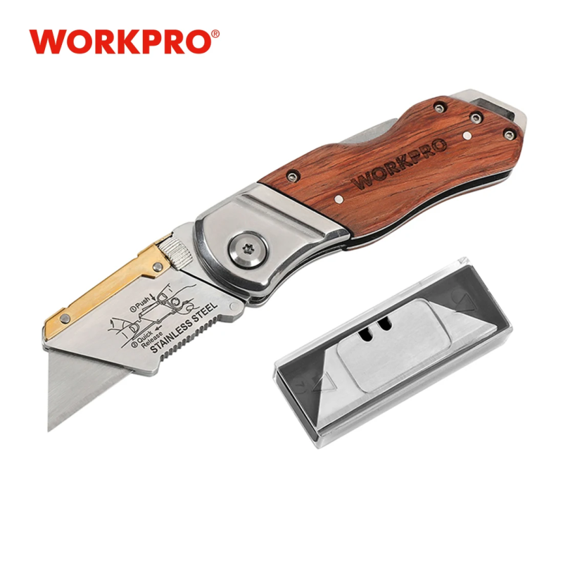 WORKPRO Heavy Duty Folding Pipe Cutter Knife | Durable & Versatile