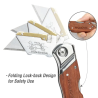 WORKPRO Heavy Duty Folding Pipe Cutter Knife | Durable & Versatile