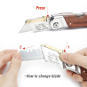 WORKPRO Heavy Duty Folding Pipe Cutter Knife | Durable & Versatile