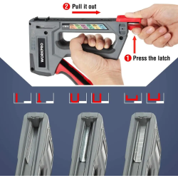 WORKPRO 6-in-1 Staple Gun: Heavy-Duty DIY & Home Decor