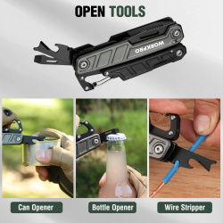 WORKPRO 11-in-1 マルチツールプライヤー：究極のポケットツール