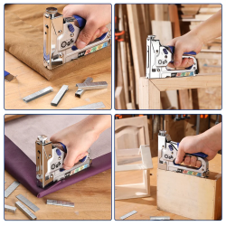 Pistolet agrafeur 4 en 1 WORKPRO : un pistolet à clous puissant pour la décoration intérieure