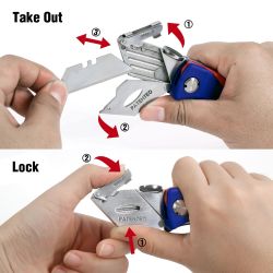 Складной нож WORKPRO: прочный труборез и кабельный резак