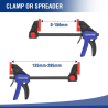 WORKPRO Ratchet Bar Clamps: Quick Release & Heavy Duty