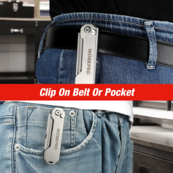 WORKPRO Folding Utility Knife: Durable & Precise Cuts