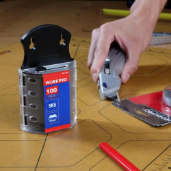 WORKPRO Hochleistungs-Universalmesserklingen (100er-Packung)