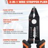 Valuemax 2-in-1 Diagonal Pliers: Electrical Wire Cutters & Strippers