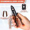 Valuemax 2-in-1 Diagonal Pliers: Electrical Wire Cutters & Strippers