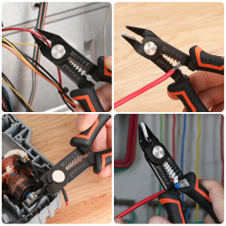 Valuemax 2-in-1 Diagonal Pliers: Electrical Wire Cutters & Strippers