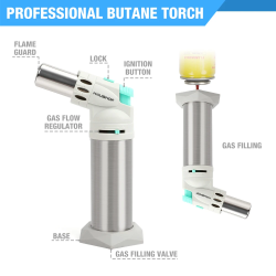 HAUSHOF Multipurpose Refillable Kitchen Torch Lighter