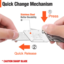 Набор складных ножей ValueMax из 3 предметов: портативный и прочный