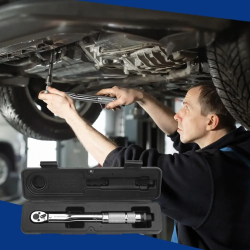 WORKPRO Torque Wrench Set: 5-100 ft-lb Accuracy & Control