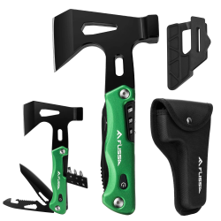 FLISSA 14-in-1 Multitool Camping Hatchet: Ultimate Outdoor Survival
