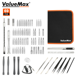 Kit Perbaikan Elektronik ValueMax | Set Obeng Presisi 69 Buah