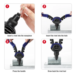 WORKPRO 10" Riveter Gun: Powerful & Precise Home DIY Kit