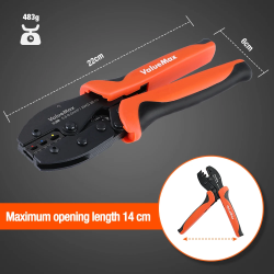 Kit d'outils de sertissage ValueMax : ensemble de cosses de fil professionnelles