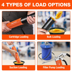 Pistola per grasso VALUE MAX (400 ml) - Lubrificazione per auto e camion ad alta resistenza