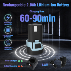 WORKPRO 12V Cordless Rotary Tool Kit - Versatile & Powerful DIY