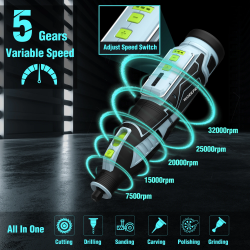 WORKPRO 12V Cordless Rotary Tool Kit - Versatile & Powerful DIY