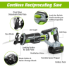 WORKPRO 20V Cordless Reciprocating Saw - Powerful Cutting