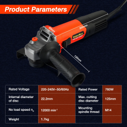 ValueMax 750W Angle Grinder: Powerful Grinding & Cutting