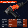 ValueMax 750W Angle Grinder: Powerful Grinding & Cutting