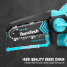 DURATECH Cordless Mini Chainsaw: Powerful & Portable Pruning