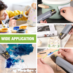 WORKPRO Heißluftpistole – 400 W Mini-Heißluftwerkzeug zum Schrumpfen und Trocknen