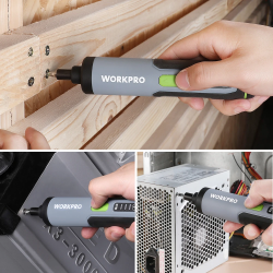 WORKPRO Cordless Screwdriver Kit - Rechargeable & Powerful