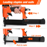 ValueMax 2-in-1 Air Nail Gun & Stapler Kit for DIY Projects