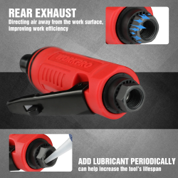 Szlifierka pneumatyczna WORKPRO: mocna i wszechstronna