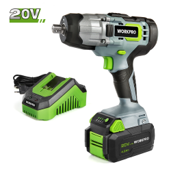 WORKPRO 20V Cordless Impact Wrench - Powerful & Compact