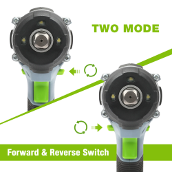 Klucz udarowy akumulatorowy WORKPRO 20 V – mocny i kompaktowy