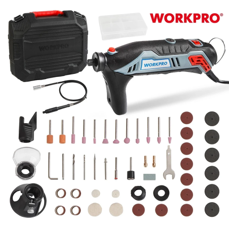 WORKPRO Rotary Tool Kit: Powerful Multi-Tool for DIY & Crafts