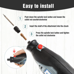 WORKPRO Rotary Tool Kit: Powerful Multi-Tool for DIY & Crafts