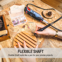 WORKPRO Rotary Tool Kit: Powerful Multi-Tool for DIY & Crafts