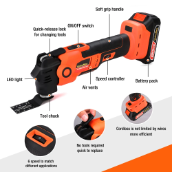 Valuemax 20V Brushless Oscillating Saw Kit: Leistungsstarkes Multifunktionswerkzeug