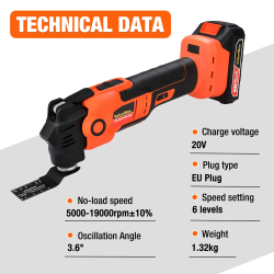 Valuemax 20V Brushless Oscillating Saw Kit: Leistungsstarkes Multifunktionswerkzeug