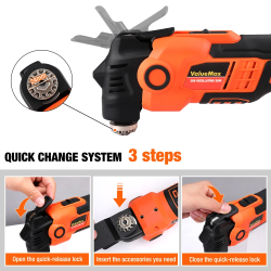 Valuemax 20V Brushless Oscillating Saw Kit: Leistungsstarkes Multifunktionswerkzeug
