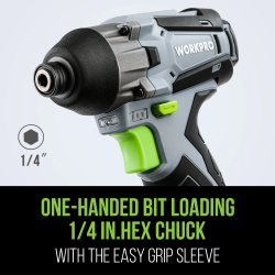 WORKPRO 12V Cordless Impact Driver: Powerful & Portable
