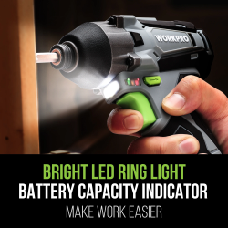 WORKPRO 12V Cordless Impact Driver: Powerful & Portable