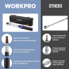 WORKPRO Torque Wrench Set: 14pcs Drive, 1/4 Inch, 2-26 N.m