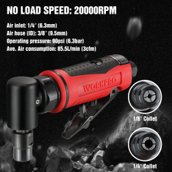 WORKPRO Air Angle Die Grinder: Powerful & Versatile