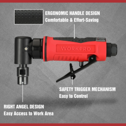 WORKPRO Air Angle Die Grinder: Powerful & Versatile