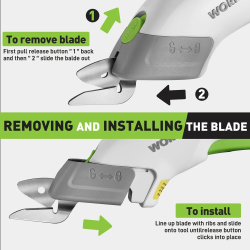 WORKPRO Cordless Electric Scissors: Versatile & Powerful Cutting