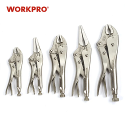 WORKPRO Locking Pliers & Adjustable Pliers Set for Welding